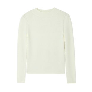 亲肤不扎/MSLAN26早春半高领云朵衫无压感打底衫毛针织衫MEDE1323