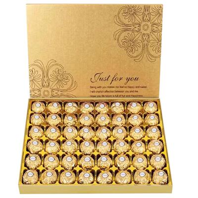 费列罗巧克力48粒礼盒装高档零食