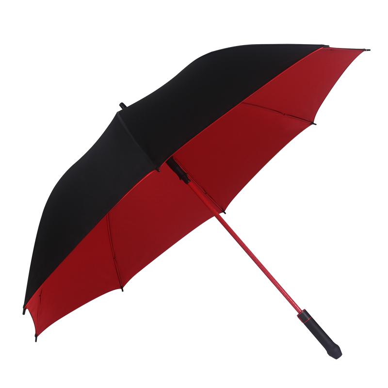 双层雨伞抖音同款长柄大号加固遮阳防晒商务高尔夫晴雨伞结实耐用