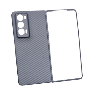 适用于V5荣耀MagicV3凯夫拉手机壳碳纤维折叠屏磁吸全包轻薄防摔中轴保护套至臻版高级感高端原装敦煌橙