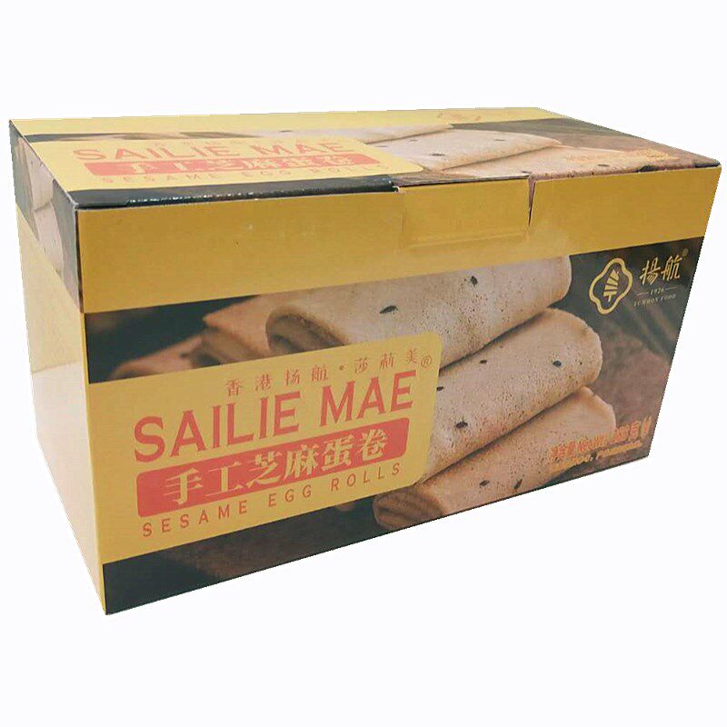 扬航手工芝麻蛋卷鸡蛋卷288g整盒老式凤凰卷早餐传统饼干办公零食