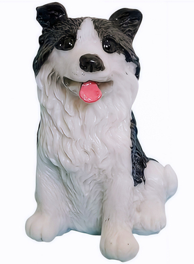 迷你边牧小狗摆件配饰微景观饰品