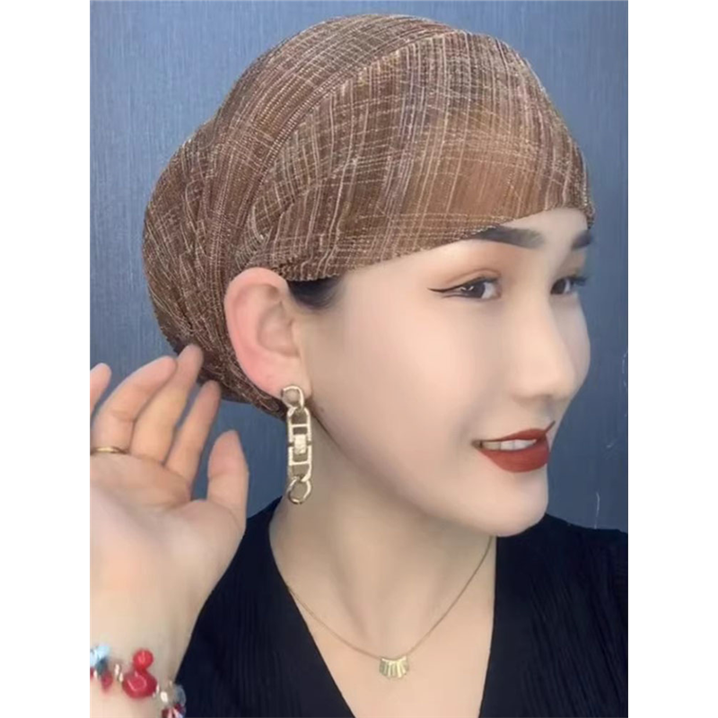 夏季薄款化疗后女士帽纱巾包头帽洋气手术后光头专用头巾帽子女款