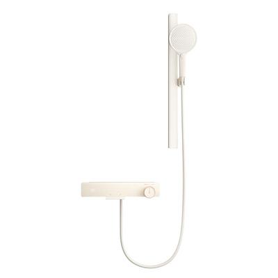 eoco奶油风明装冷热花洒淋浴套装