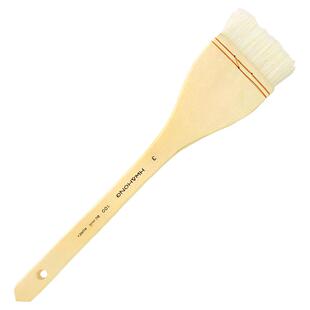 韩国进口华虹羊毛刷100#水彩羊毛笔刷背景涂色刷子板刷底纹笔排笔