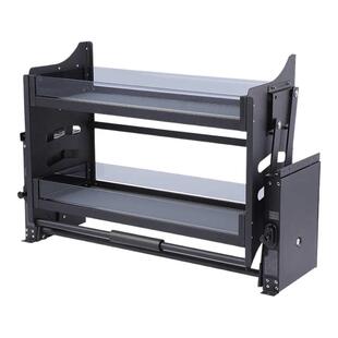 橱柜吊柜升降拉篮双层下拉式吊柜拉篮调味篮厨房高柜拉篮置物架