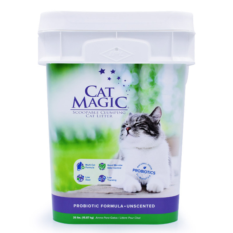 CatMagic除臭膨润土猫砂25磅