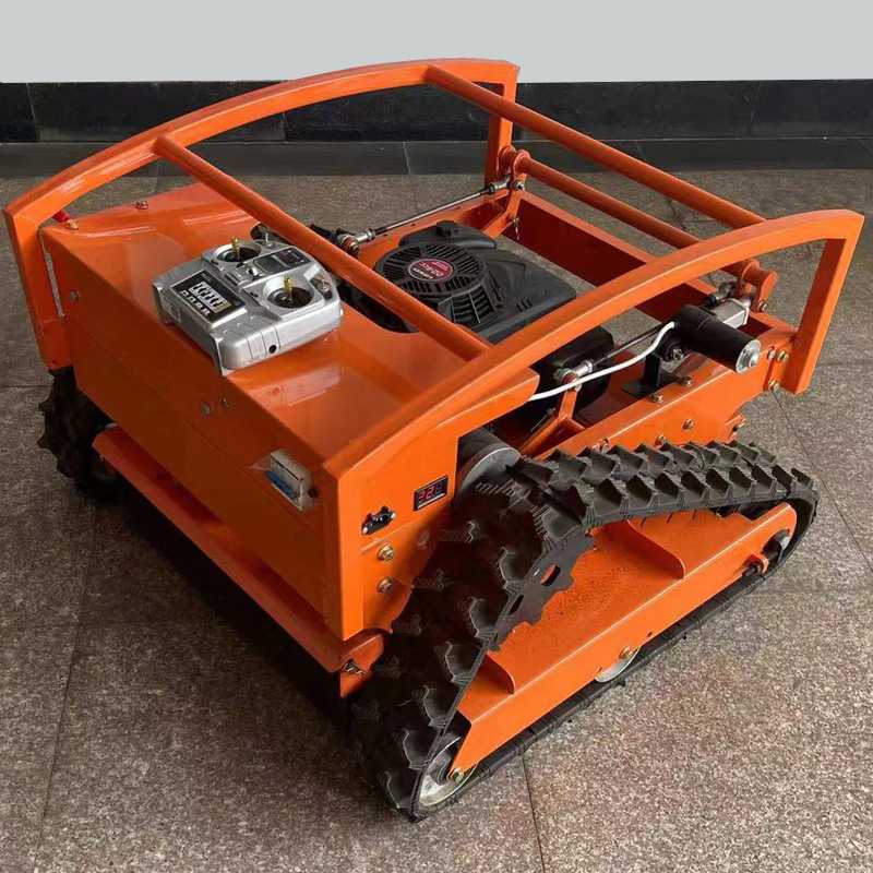 小型履带遥控割草机油电混合自走式油电混合汽油果园除草机碎草机