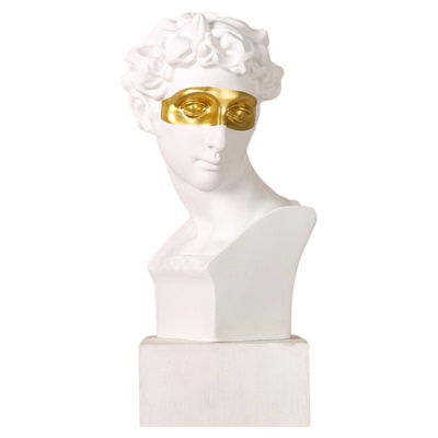 北欧人物大卫石膏像雕塑头像摆件