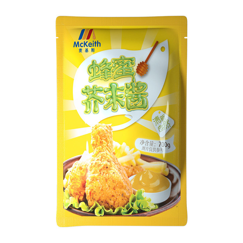 韩国700g炸鸡风味蜂蜜芥末酱沙拉