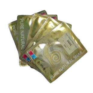 THE SAEM得鲜黄金自然蜗牛原液面膜补水保湿抗皱纹