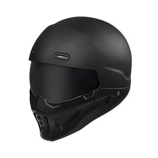 3C认证摩托车头盔男冬黑武士蝎子盔巡航复古全盔女半盔机车安全帽