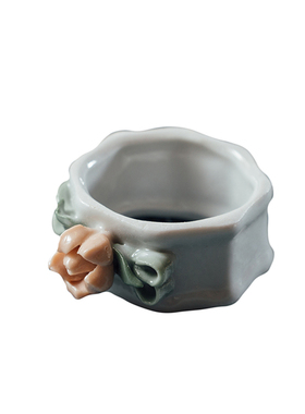 陶瓷纸巾环圆形欧式烛光晚餐摆件