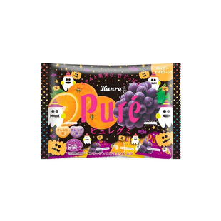 推荐日本爆款零食食品 KANRO甘乐 PURE水果果汁软糖多口味 包装