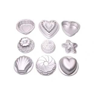 烘焙铝制蛋糕小模具  凉糕模发糕布丁定型模马蹄糕耐高温蒸糕模具