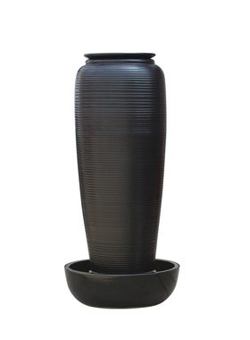 流水摆件喷泉陶罐涌泉花瓶加湿器