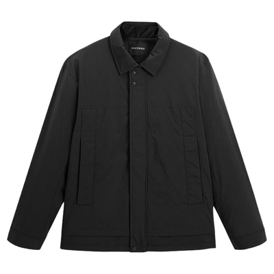 【商场同款】太平鸟男装夹克式羽绒服满版休闲印花羽绒行政夹克