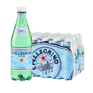圣培露S.Pellegrino意大利进口天然含气矿泉水气泡水塑料瓶500ml