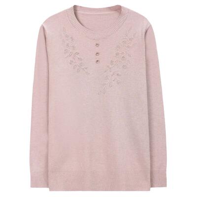 中老年女春装薄款毛衣40岁50妈妈