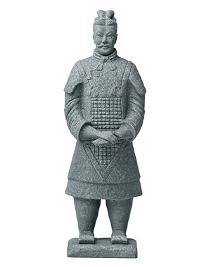 将军俑兵马俑摆件鱼缸造景微景观