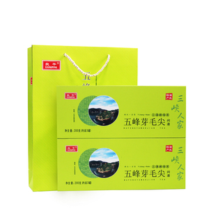 2025新茶良平绿茶五峰芽毛尖特级毛尖春茶湖北绿茶送礼礼盒装200g