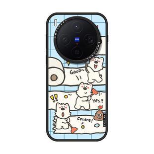 适用vivox300ultra/oppofindx9手机壳300Pro磁吸200s保护套新款镜面小众ProMini防摔纸巾小狗外8s+好看高级感