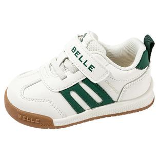 百丽婴童鞋宝宝学步儿童运动马年男女童秋冬网面软底新年红休闲鞋