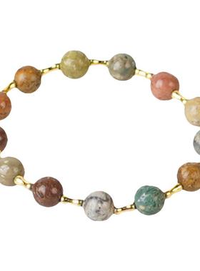 月球陨石多宝手串保真太空宝石个性礼物气质百搭简约正品天然手工