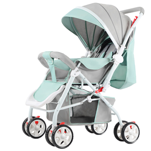 初生婴儿车推车可坐可躺睡新生宝宝手推车轻便折叠0-3岁四季通用