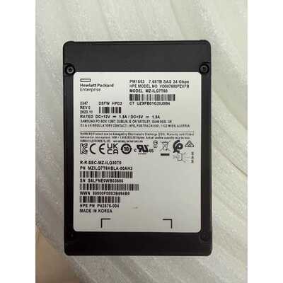 议价E 7.68TB PM1653 7.68 24G SAS适用