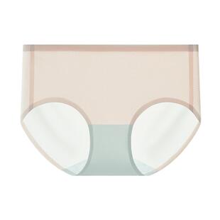 红豆女内裤纯棉裆抗菌冰丝无痕凉感夏薄款网眼透气裤头女生三角裤