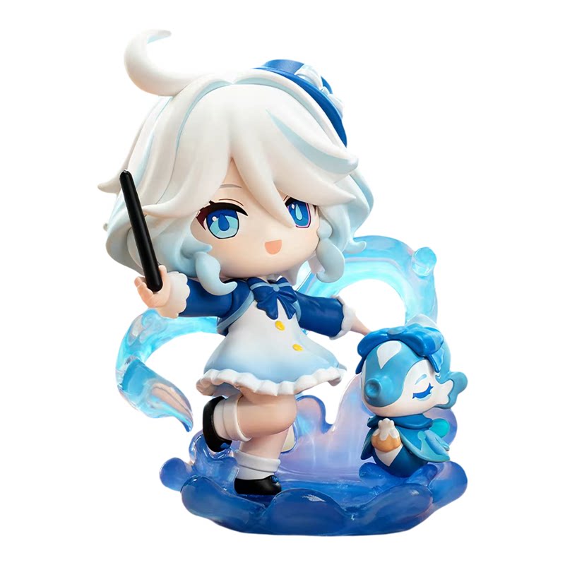 POPMART泡泡玛特原神学院光影诗Q版系列手办盲盒游戏芙宁娜礼物