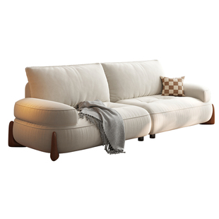 政府补贴沙发客厅2026新款佛山云朵布艺小户型双三人简约现代直排