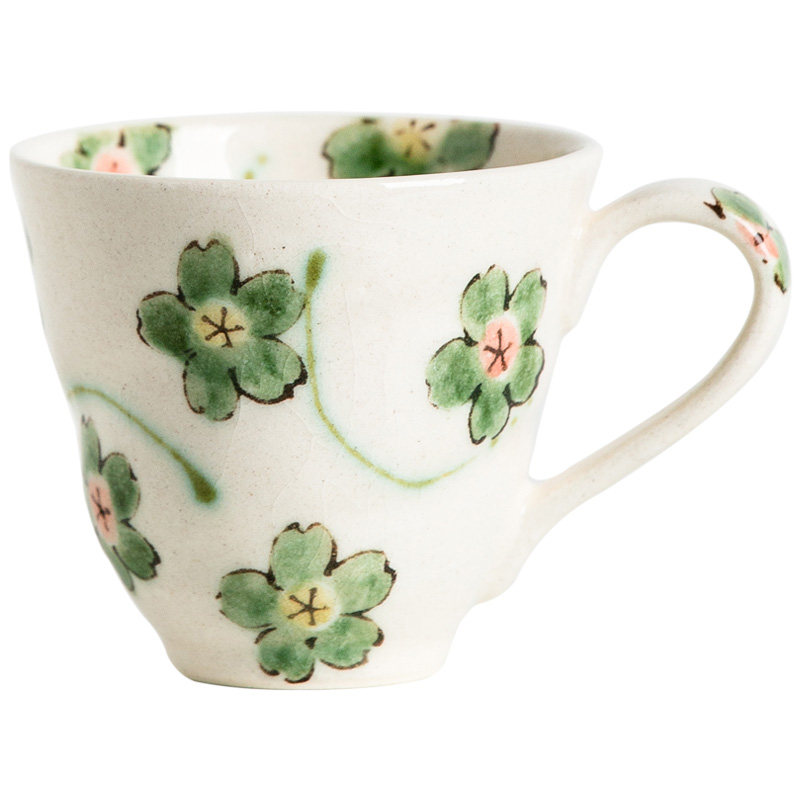 日本进口灶师窑樱花手工耐热茶杯