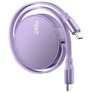 适用苹果17promax超级快充伸缩数据线typec接口iPhone16笔记本15华为vivo小米type c to type c便携PD充电线