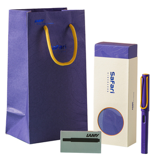 新年礼物钢笔高颜值凌美LAMY狩猎者系列礼盒葡萄紫糖果薄荷绿定制