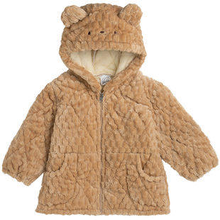 宝宝加厚加绒秋冬罩衣长袖男童保暖罩衫防脏围裙女童洋气大码护衣