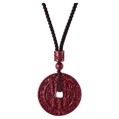 zeroline紫金砂山鬼花钱朱砂项链