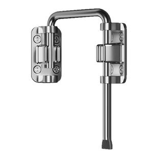 免打孔推拉门锁扣90度平移门锁卡扣式谷仓窗户搭扣不锈钢插销门栓