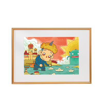 港越铝合金儿童画框装裱相框定制