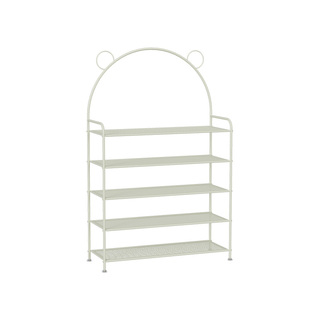 儿童鞋架家用小窄门口简易鞋柜多层小型铁艺入户门外宝宝放鞋架子