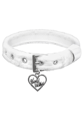 SagiDolls少女斗志 甜美纯欲白色毛绒项圈可爱百搭choker项链乖巧