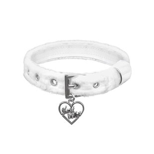 SagiDolls少女斗志 甜美纯欲白色毛绒项圈可爱百搭choker项链乖巧