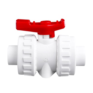 联塑pvc双活接球阀水开关25塑料40四分20球阀32闸阀63水管配件50