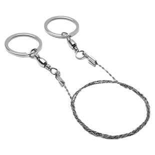 不锈钢手拉锯方便携带钢丝锯锯树锯随身携带手拉钢线锯户外生存