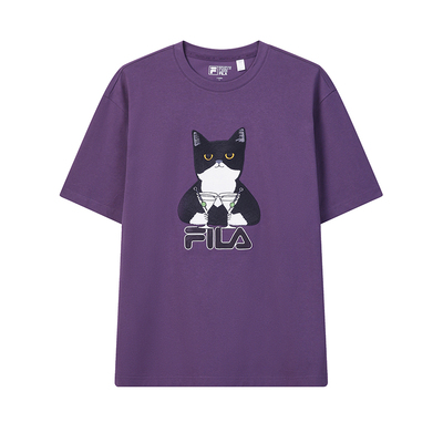 FILA斐乐男士时尚休闲短袖T