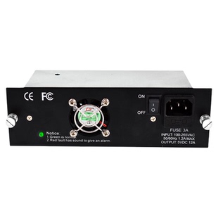 烽易通 光纤收发器机架电源14槽 16槽通用电源适配器5V12A 14槽机框电源 机箱电源适配器
