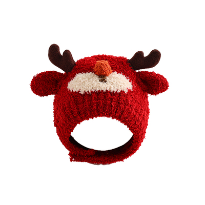 婴儿帽子冬保暖护耳帽防风包头帽