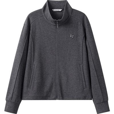 播倪妮同款美式航海半高领拉链慵懒外套女25春新款上衣BDS1WD1122