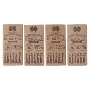 俄罗斯进口巧克力康美纳卡排块烘焙每日黑巧纯可可脂网红零食食品